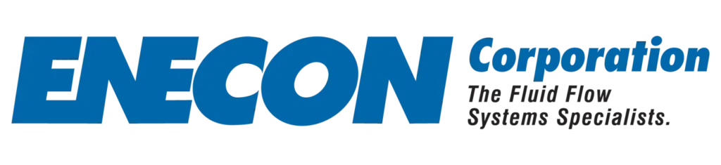 Enecon Corporation logo in blue text representing a partner in advanced coating and repair technologies