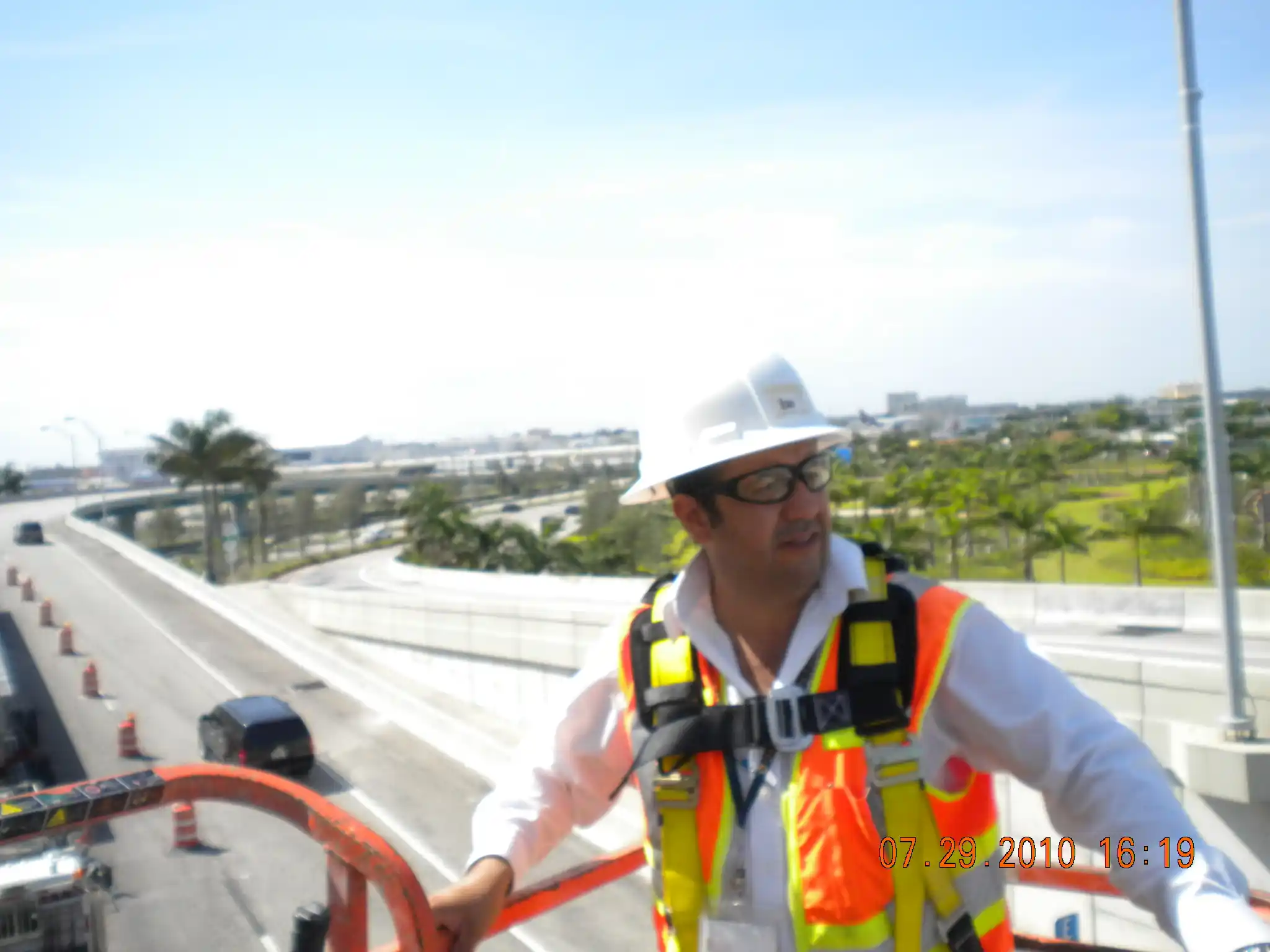 Johnny Clavijo from Icon Group in Construction gear on a job site